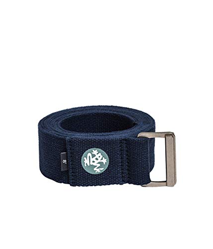 Manduka Align Yoga Strap, Durable Cotton Webbing with Adjustable Buckle