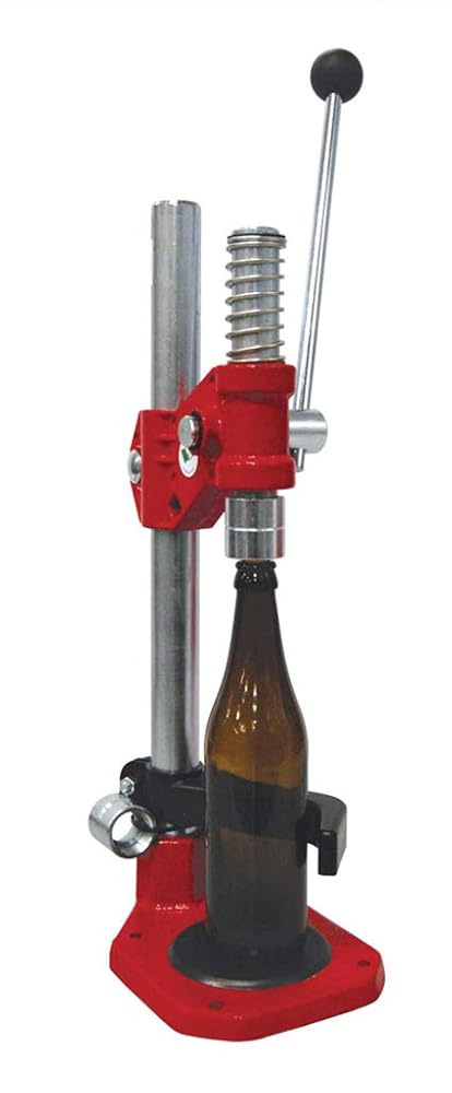 Corona Corker - Robust Table Model, Easy Bottle Closing, Manual Bottle Corker, for Bottle Caps 26mm & 29mm, Includes Accessories