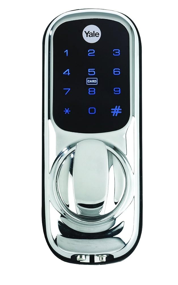 Yale Keyless Connected Smart Lock, Touch Keypad, Compatible with Alexa, Chrome Plated