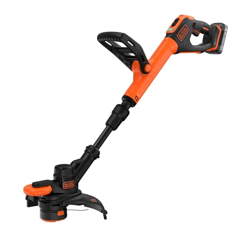 BLACK+DECKER POWERCONNECT Cordless 28cm String Grass Trimmer, STC1820PC-GB