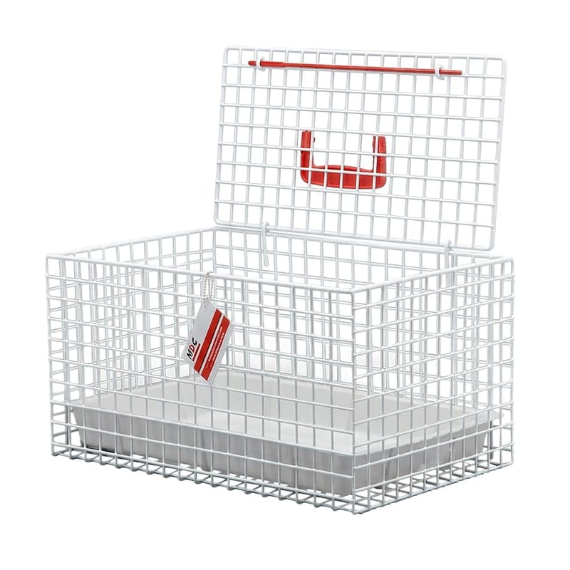 MDC Cat Carrier with Top Opening – Lightweight Mesh Pet Travel Crate for Vet Visits