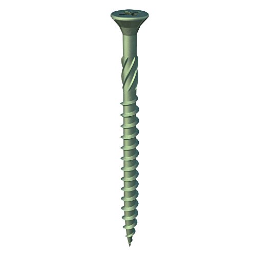 4.5 x 50mm TIMco Solo Decking Exterior Screws PZ2 Green (Box of 200)
