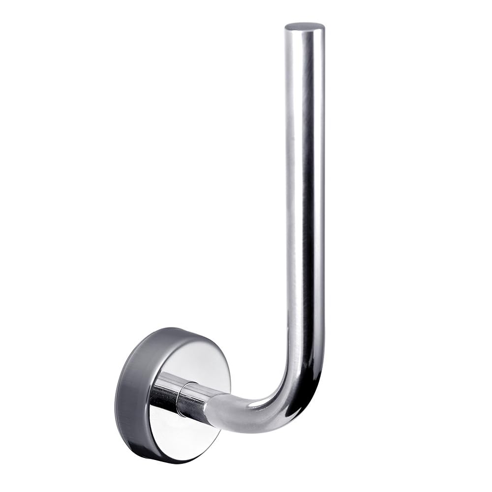 Kapitan Toilet Roll Holder, Stainless Steel, Self Adhesive OR Screws Mount, Vertical