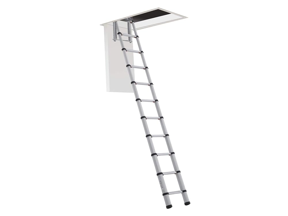 Zarges ZARTELOFT260 2.60m Loftmaster Telescopic Ladder - Silver