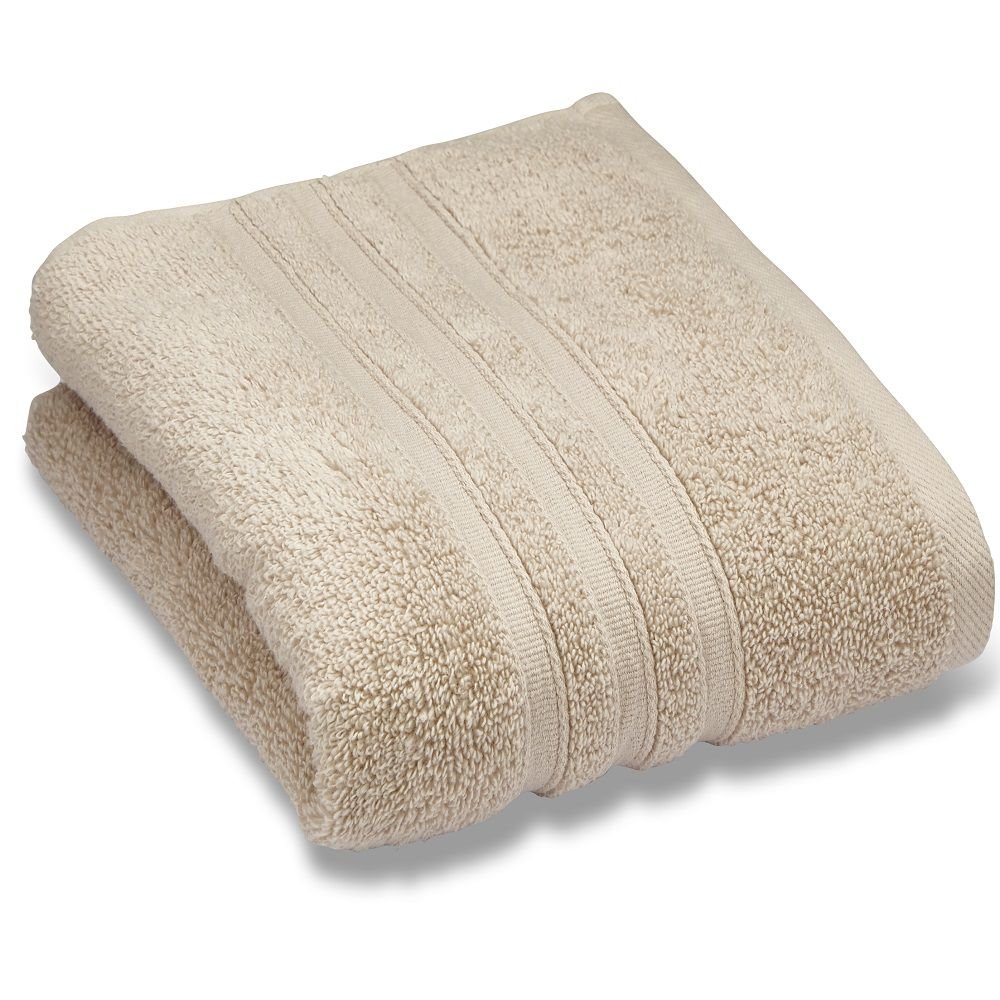 Catherine Lansfield Zero Twist Soft & Absorbent Cotton Bath Towel, Natural
