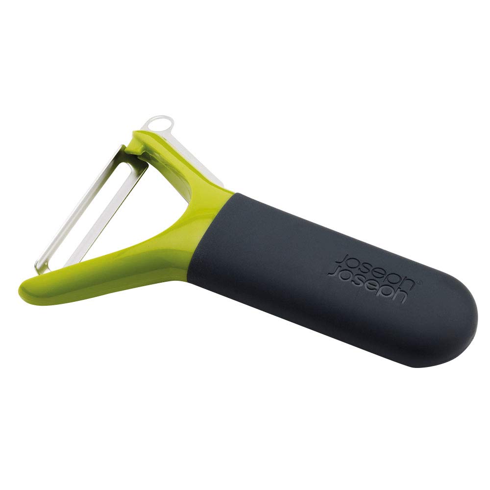 Joseph Joseph Multi-Peel Y-Shaped Peeler, Easy Grip Handle, Stainless Steel Blade, Light Green