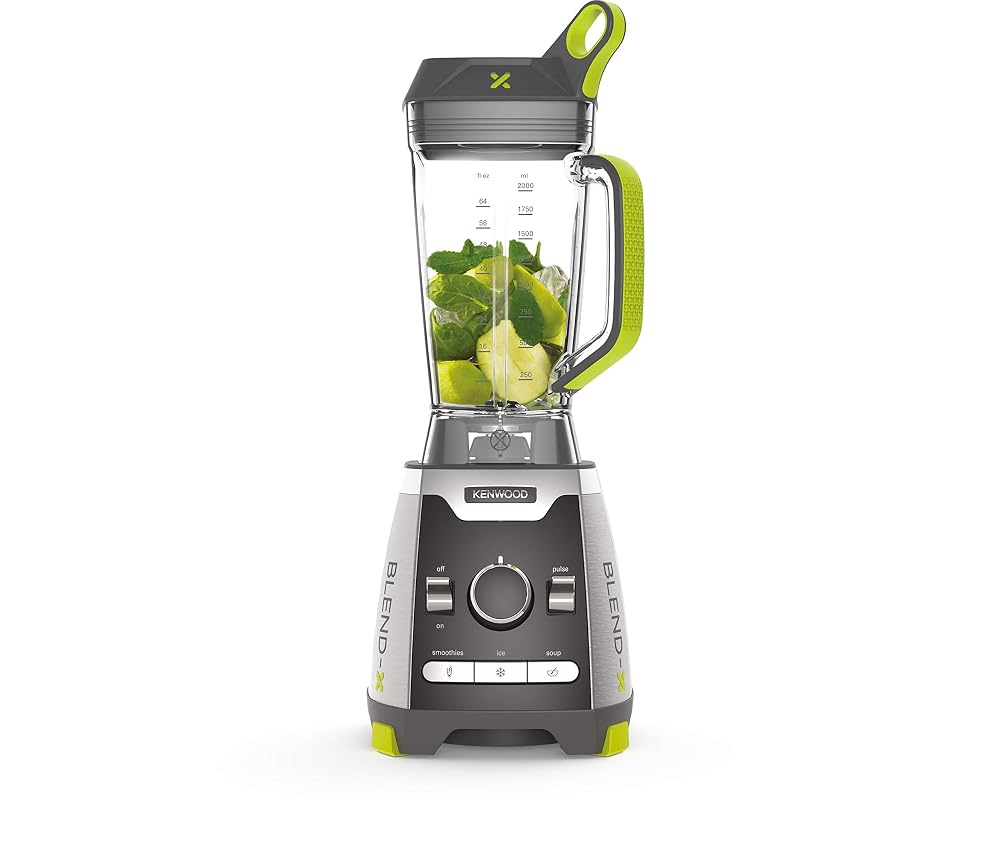 KENWOOD Blend-X Pro Standmixer Food Blender, 1600W, 2L, Silver (BLP900)
