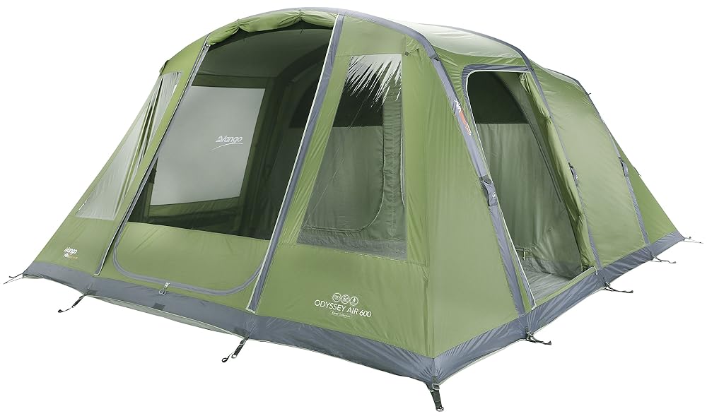 Vango 6 Person Odyssey Air 600 Tent, Epsom
