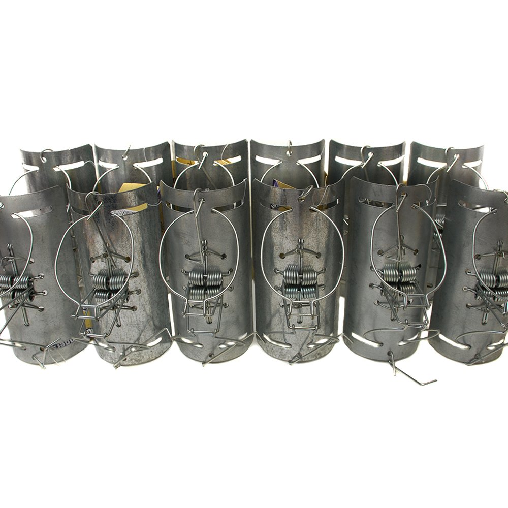 Defenders STV152M Mole Tunnel Trap, Traditional Two-Way Trap (Pack of 12)