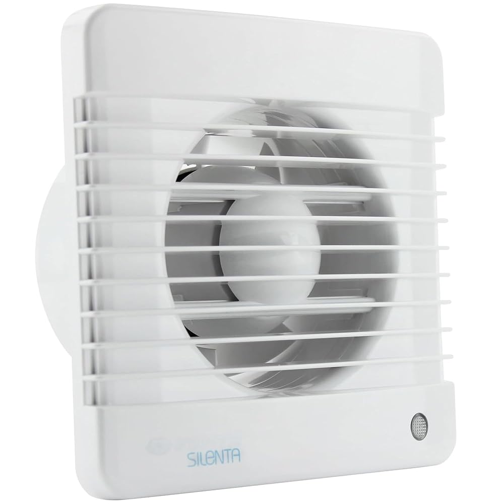 VENTS Silenta 100mm Bathroom Extractor Fan with Run-On Timer