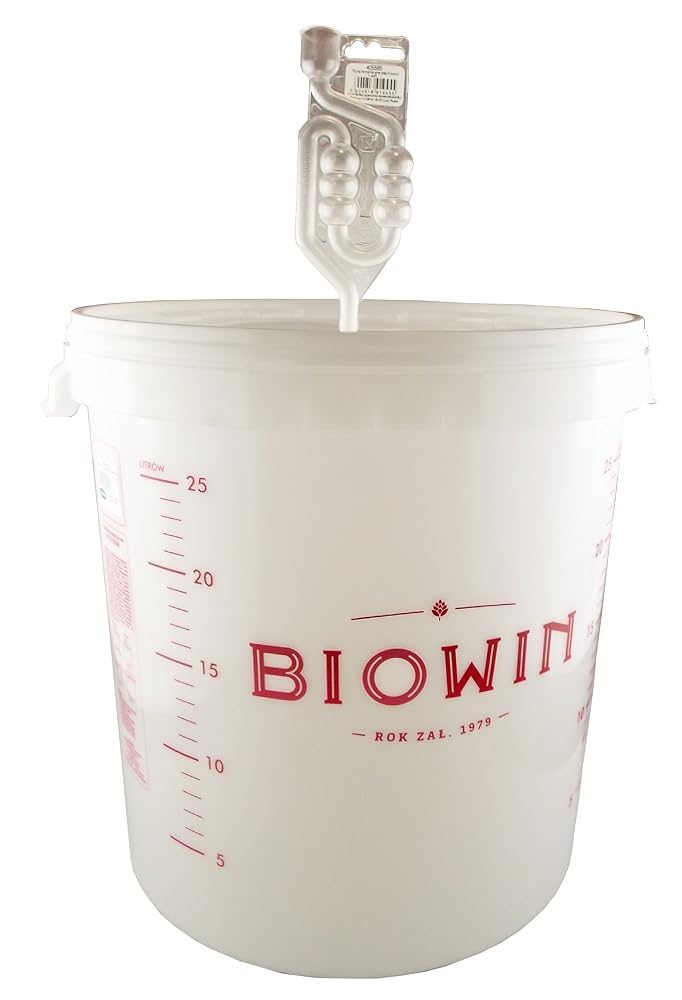 30L Fermentation Buckets, Accessories & Spares for Home Brewing (Bucket + Airlock)