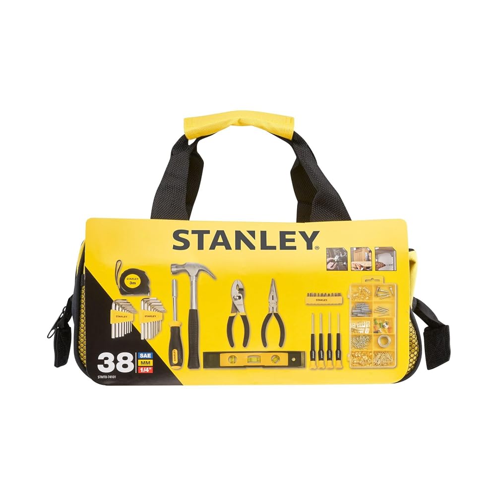 Stanley 38-Piece Mixed Tool Set with Storage Bag (STMT0-74101)