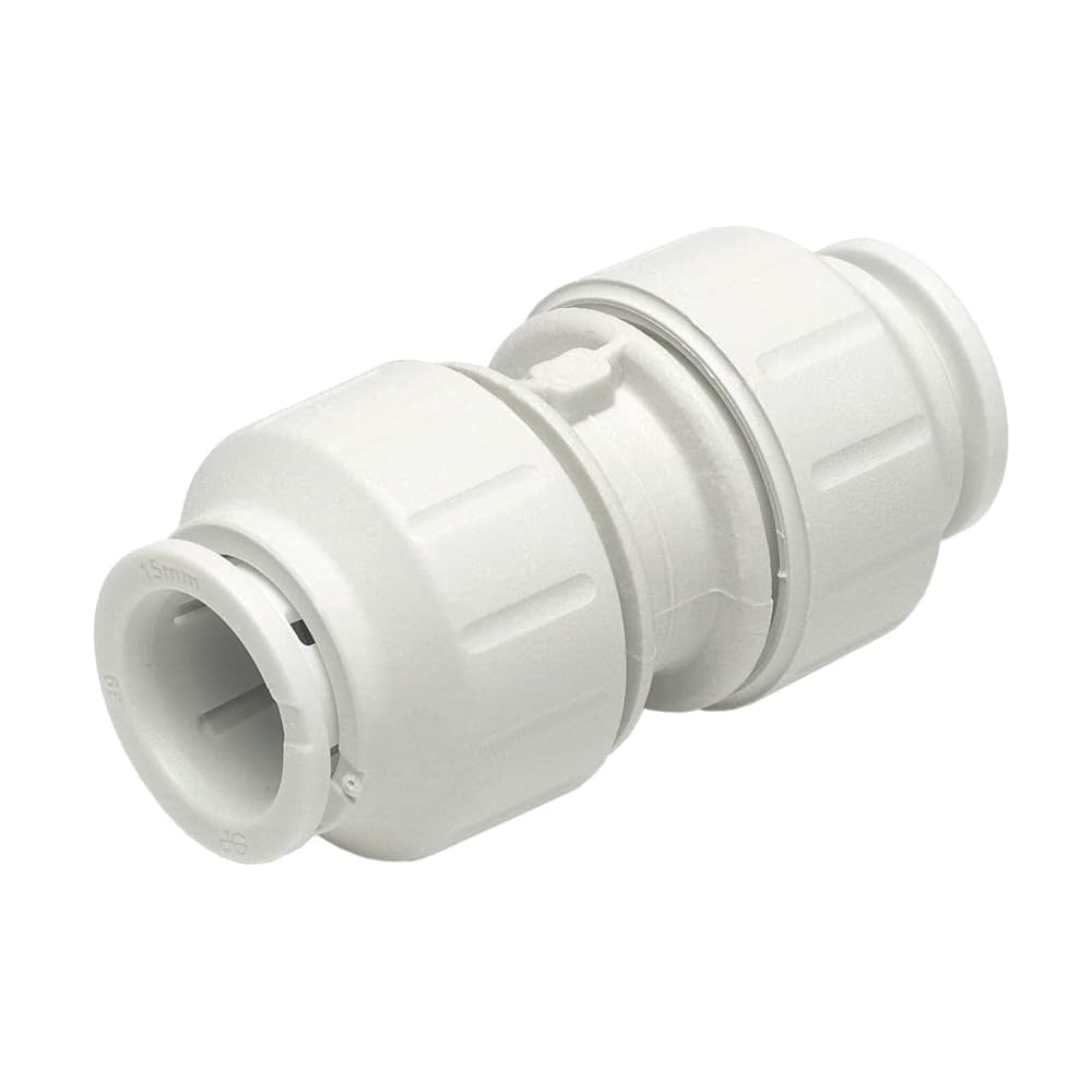 JG Speedfit Push-Fit Straight Coupler, 15mm