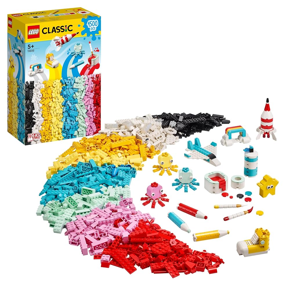 LEGO Ideas Classic Creative Building Bricks Box Set 11032 : 1500 Piece : Ages 5+