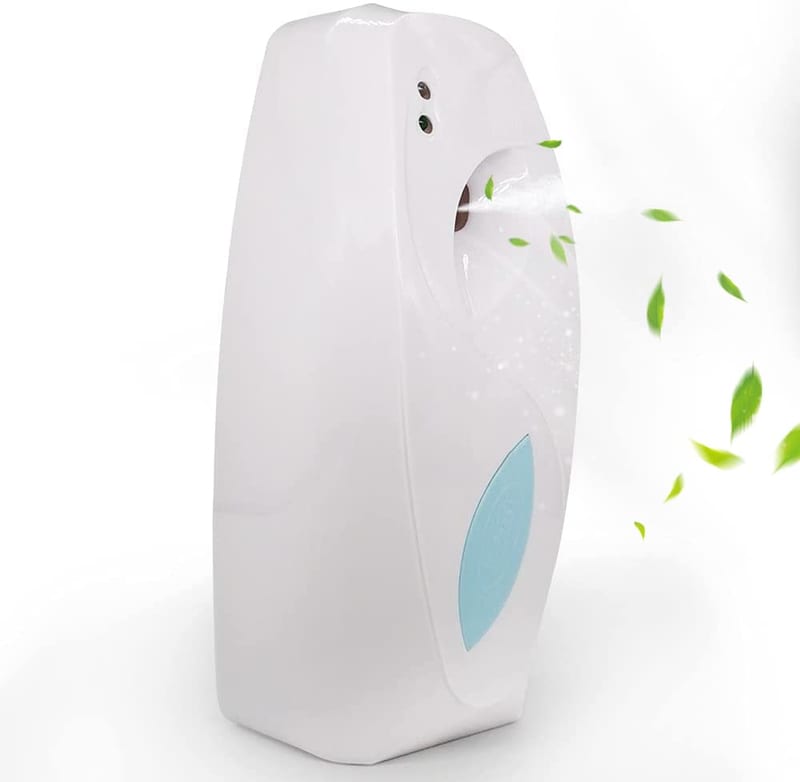 BFY Automatic Air Freshener Spray Dispenser, Fragrance Sprays Wall Mount/Free Standing Perfume Dispenser, White