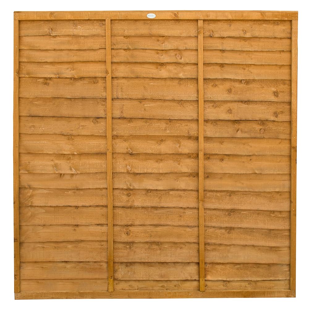 Forest Garden Trade Lap Fence Panel 1.83m High (6x6), Pack of 4