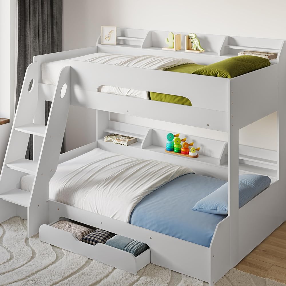 Flair Furnishings Flick Triple Bunk Bed, White