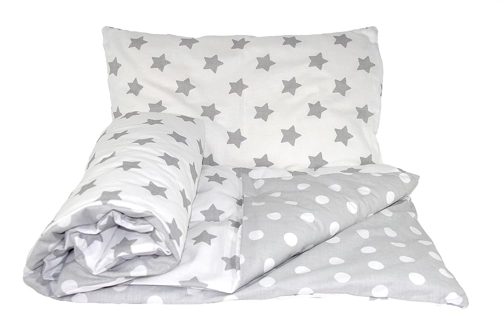 Little Rainbow Reversible 2 Piece Baby Bedding Set, 120 x 90cm