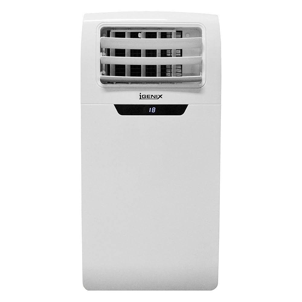 Igenix IG9901 3-in-1 Portable Air Conditioner with Cooling, Fan and Dehumidifier Function, 9000 BTU