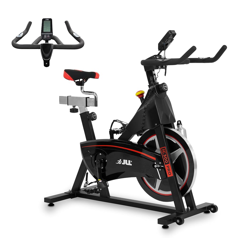 JLL IC300 Pro Exercise Bike, Direct Belt Driven, 20kg Flywheel, Magnetic Resistance