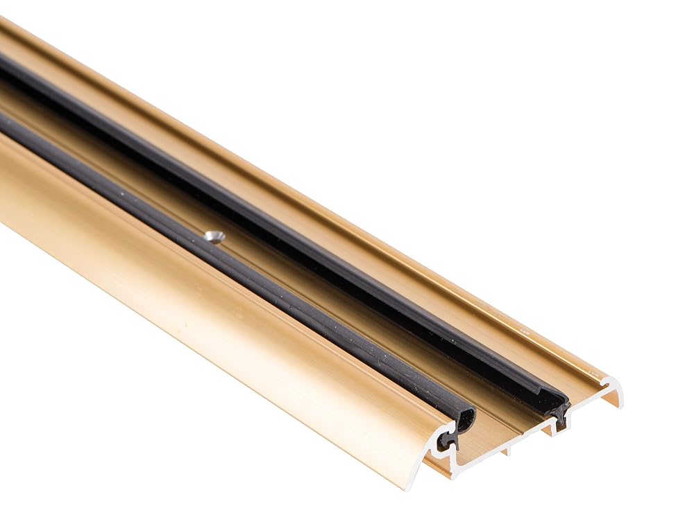STORMGUARD Slimline Threshold Door Bar, 1m, Gold