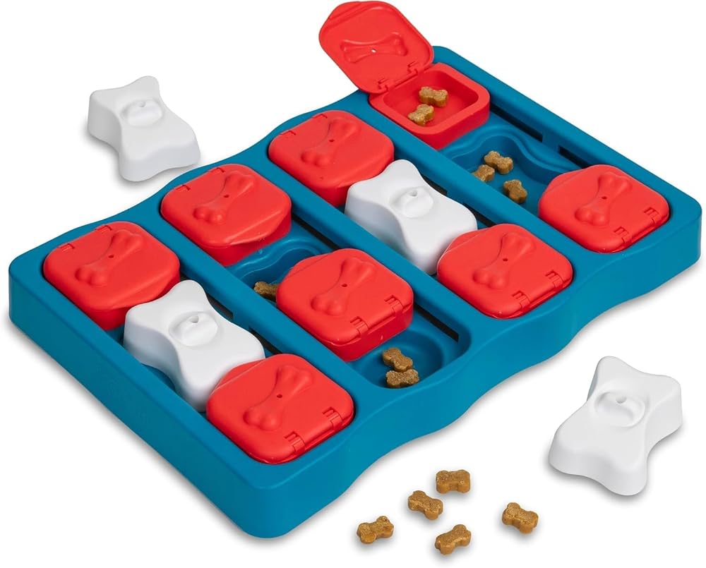 Nina Ottosson by Outward Hound Dog Brick Interactive Puzzle Toy, Medium, Level 2