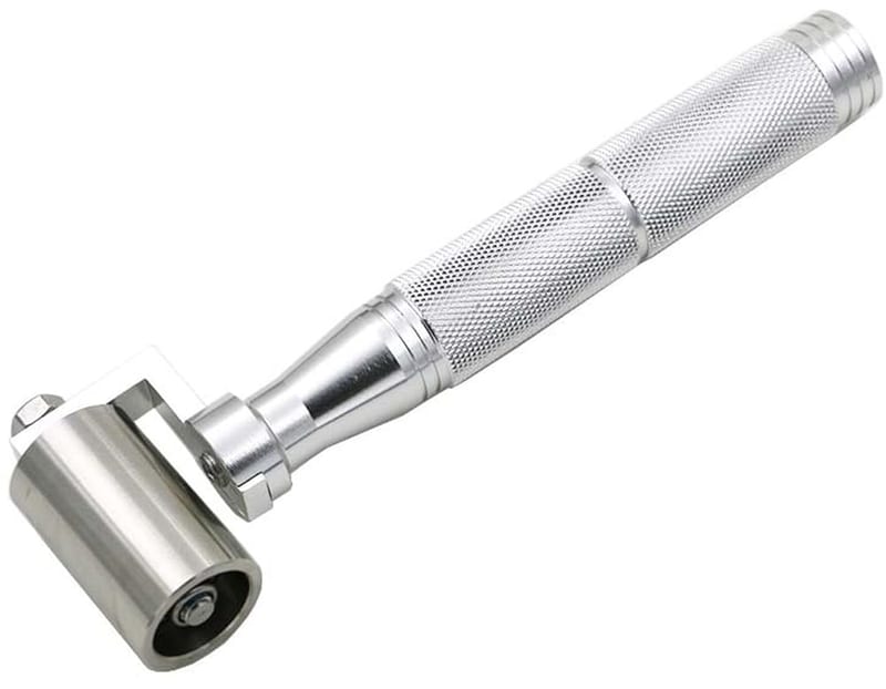 DreamColor Stainless Steel 40mm Wallpaper Edge Seam Roller Flat Pressure Roller