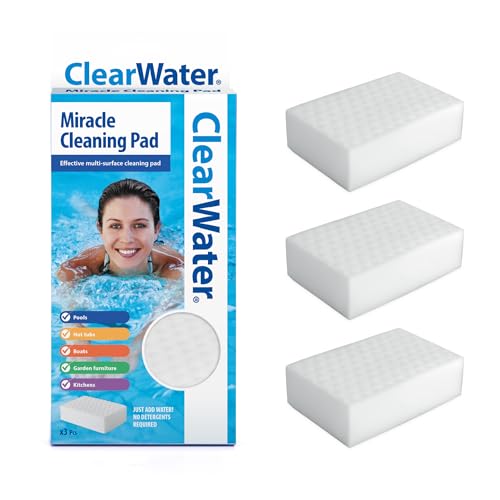 Clearwater Miracle Pad Pool and Spa Cleaning Sponge - Pack of 3