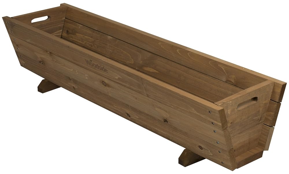 Woodside Wooden Garden Planter Trough Container