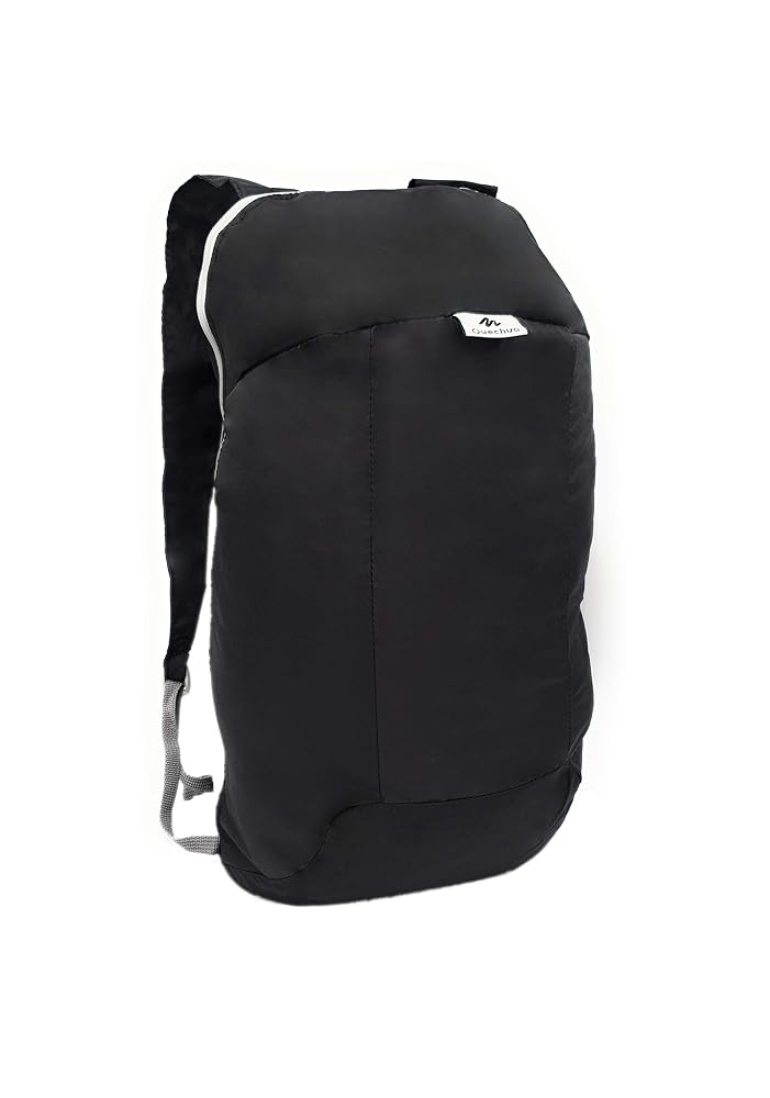 QUECHUA Ultra Compact Collapsible 10 Litre Small Hiking Backpack / Rucksack for Camping Outdoors Festivals