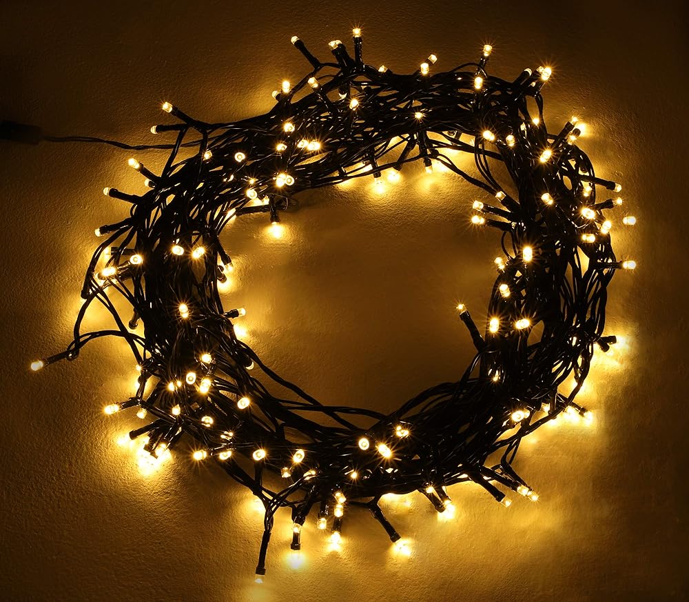 Christmas Concepts 200 Warm White Super Bright LED Multi Function String Lights