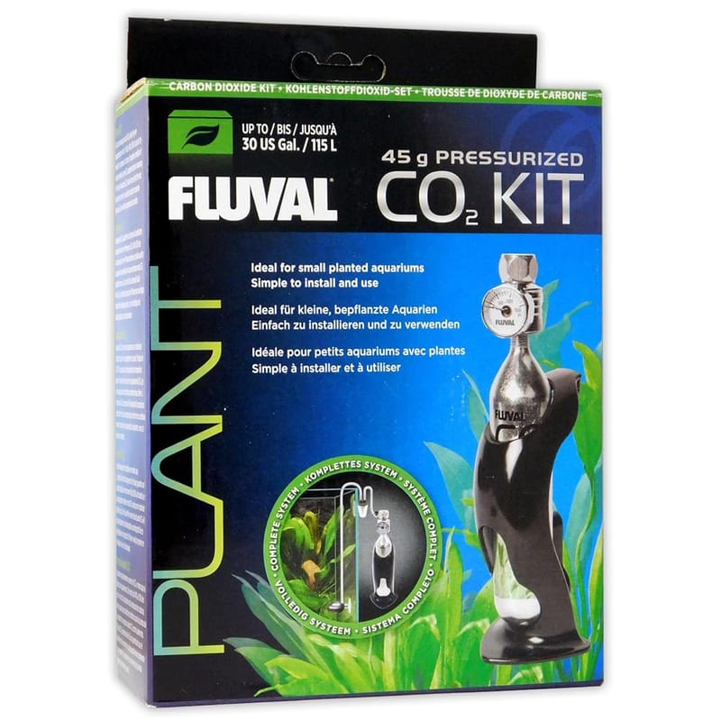 Fluval Co2 Pressurized Kit 45G For 115L 100g
