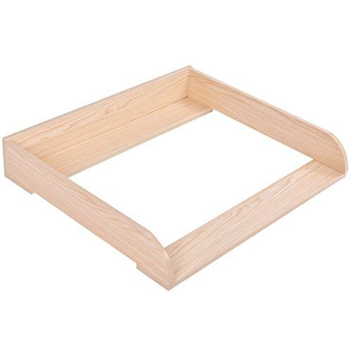 COSTWAY Baby Changing Table Top, Wooden Diaper Changer, Infant Dressing Nursery Station