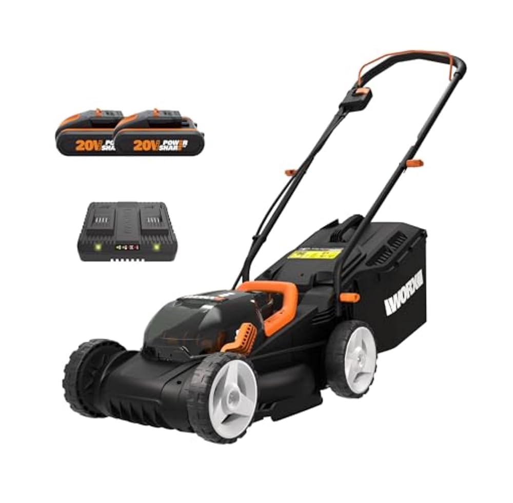 Worx WG779E.2 40V 34cm Cordless Lawnmower