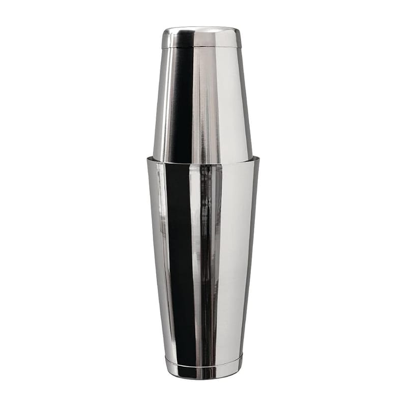 Beaumont Mezclar Tin on Tin Boston Shaker - Mirror Finish Stainless Steel