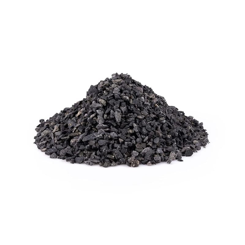 TM Aquatix Aquarium Gravel Substrate for Fish Tanks, Natural Stones, 3-5mm, 10kg, Black