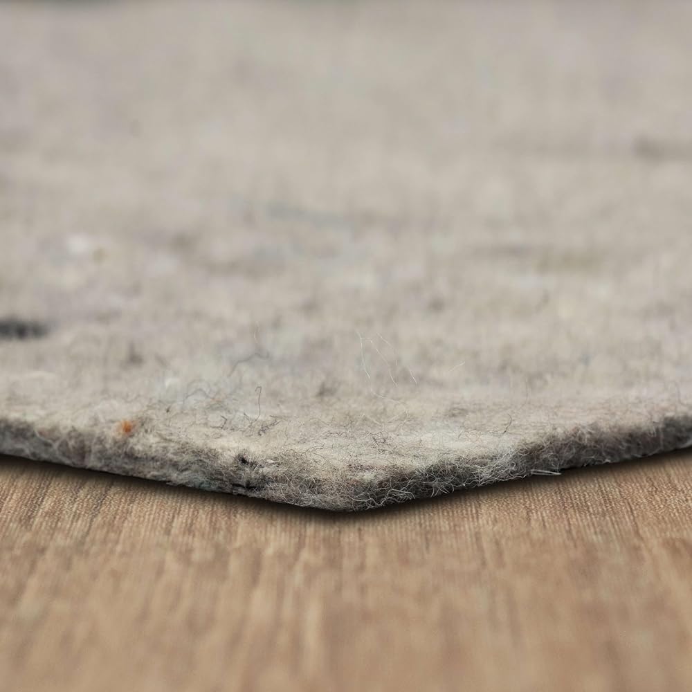 Mohawk Home Carpet Pad, 100% Felt Protective Cushion, 1.5m x 2.1m, Safe for All Floors