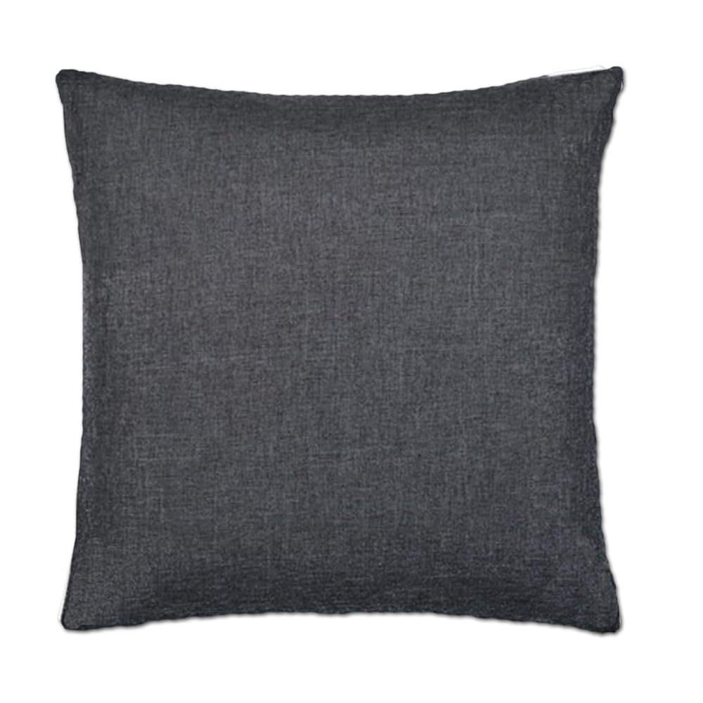 JEMIDI Cushion Covers, Set of 2, Linen-Look Polyester Cushion Cases, Charcoal