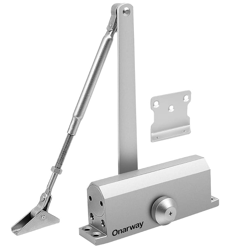 Onarway Automatic Door Closer, Adjustable Spring Hydraulic, Size 3, Aluminium Alloy, EN1154 Certified