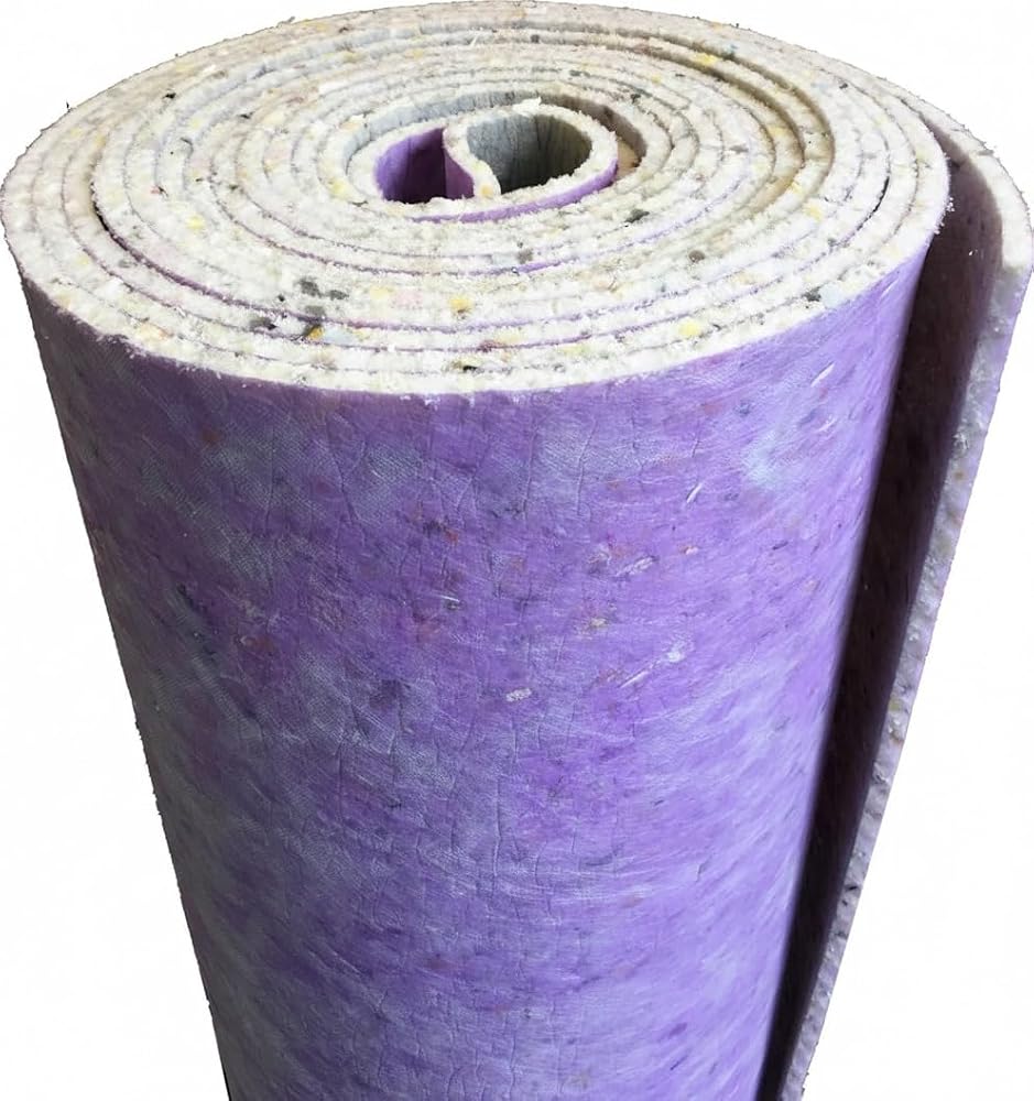 12mm Thick PU Carpet Underlay, 15 Square Metre Roll, UK Manufactured, Hard Wearing
