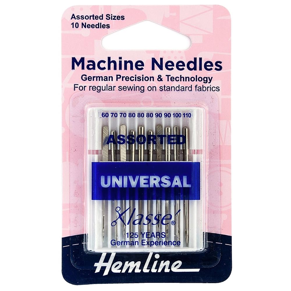 Hemline Assorted Machine Needles 10 Pack