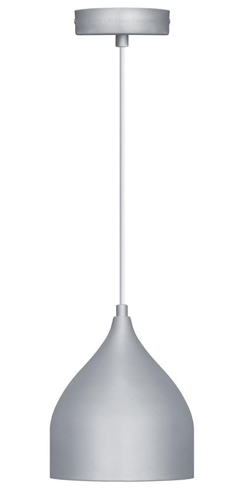 Contemporary Grey Ceiling Pendant Light Shade, Fine Metal M0058