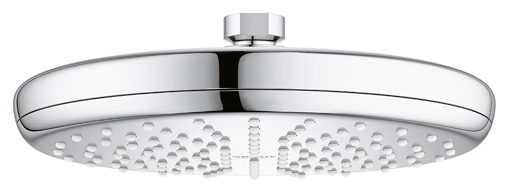 GROHE Vitalio Start 210 Head Shower, Rain Spray, Water Saving 9.5 l/min Flow Limiter, Chrome