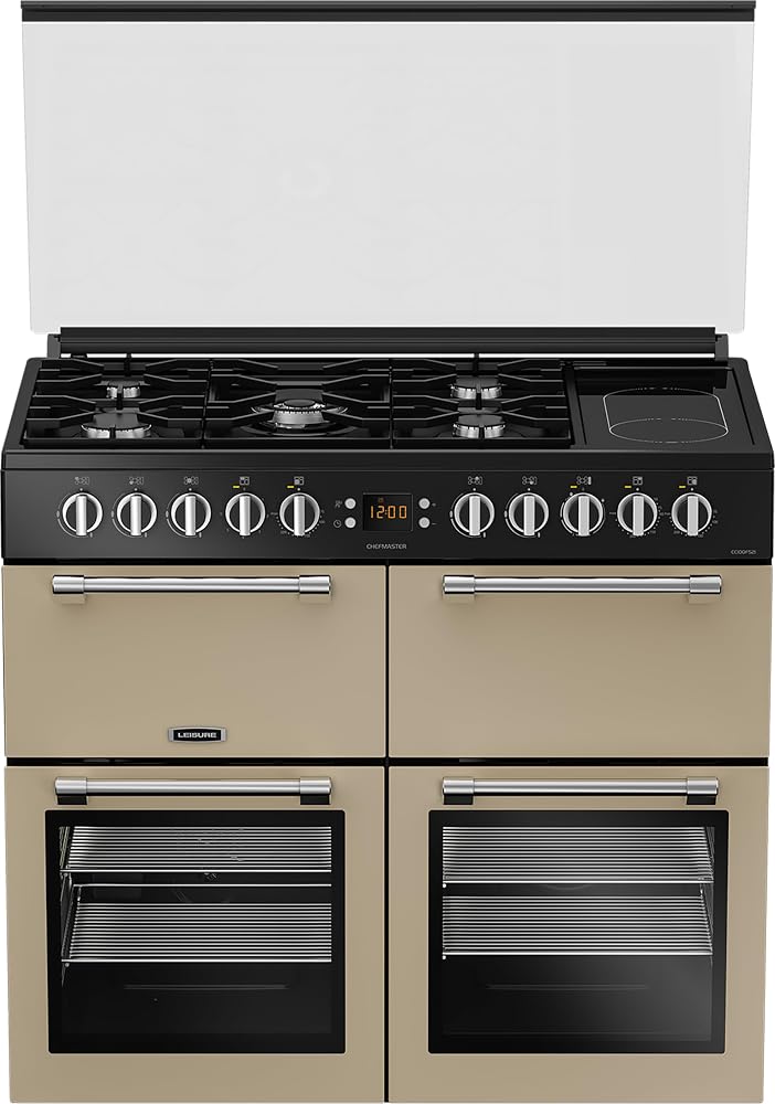 Leisure Chefmaster CC100F521 100cm Dual Fuel Range Cooker - Cream - A/A/A Rated