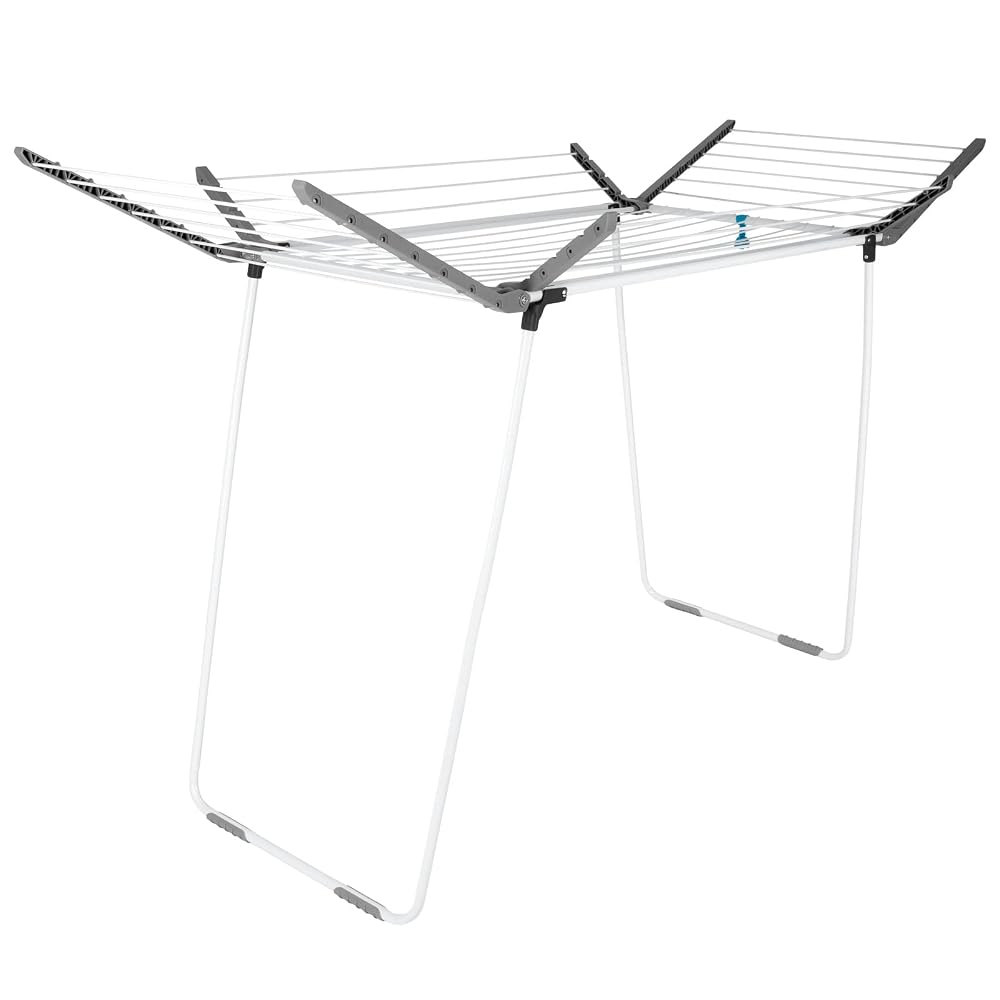 Hills 4 Wing Airer, Metal, White