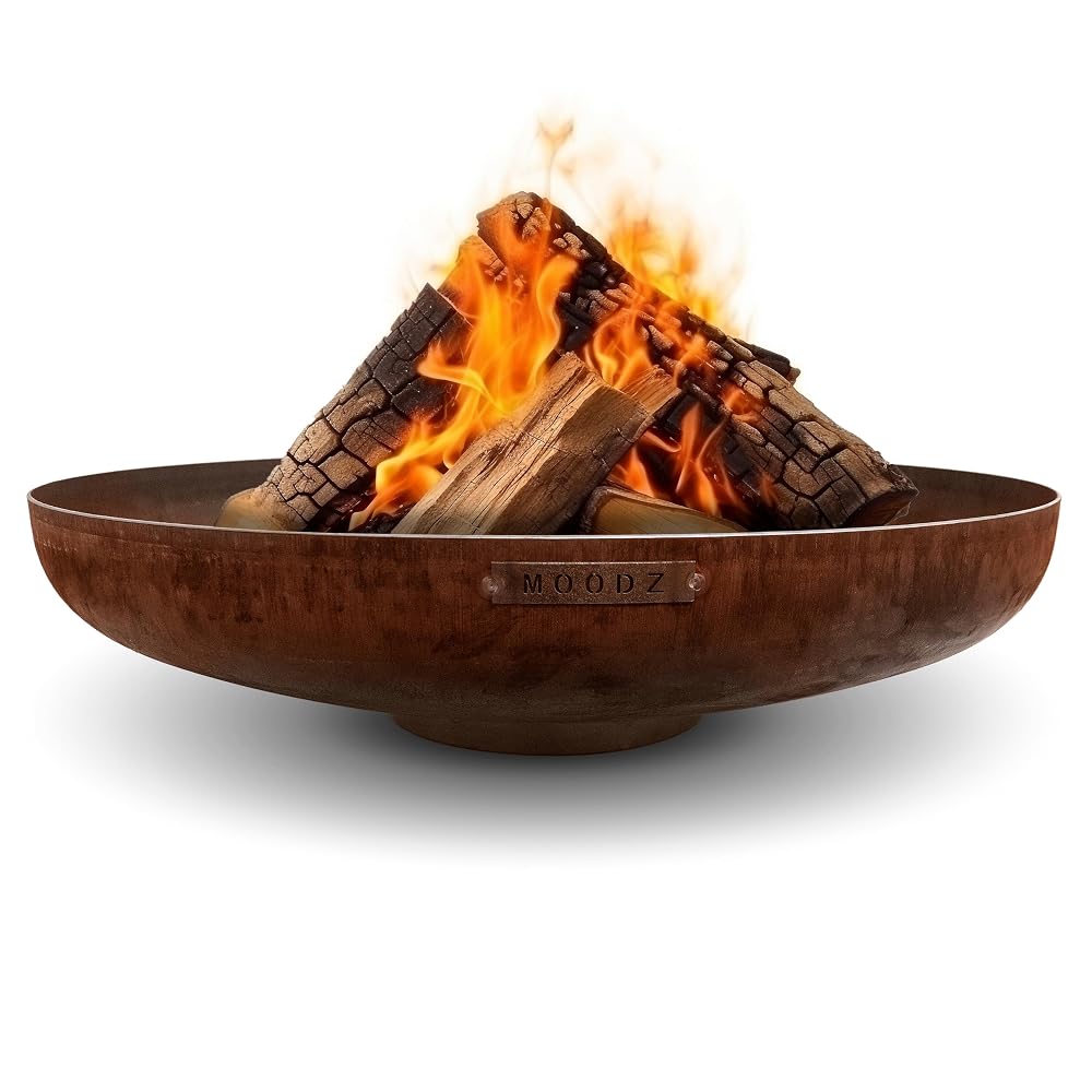 Heat Outdoor Fire Bowl, Corten Steel