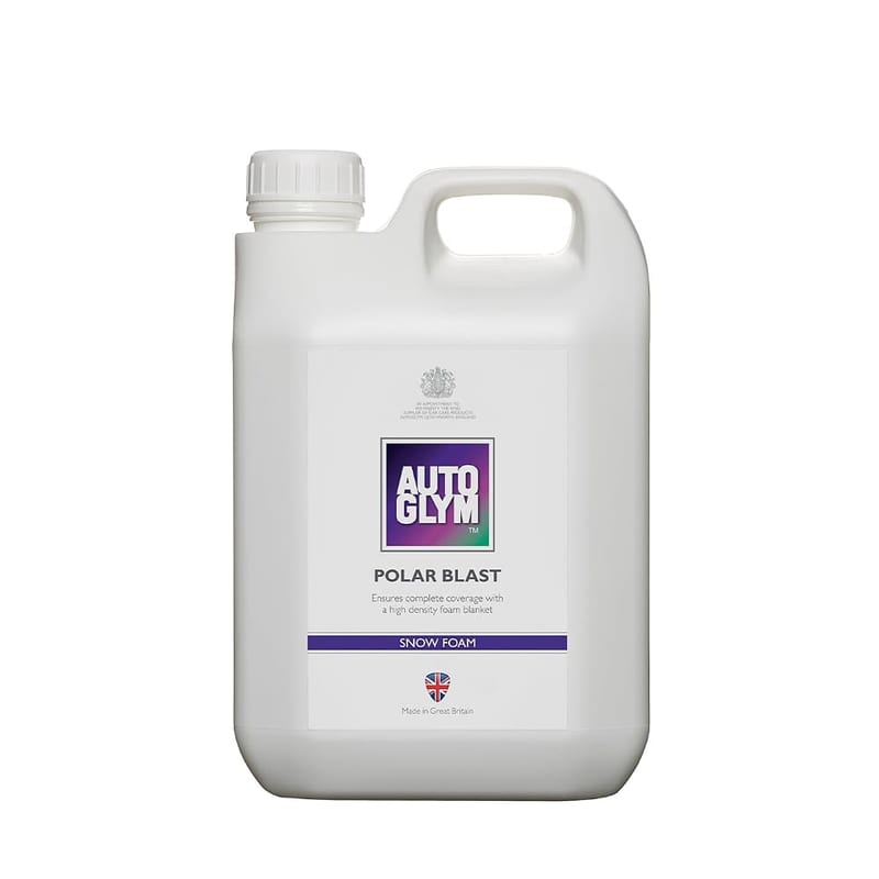 Autoglym Polar Blast, 2.5 Litre, Snow Foam Car Cleaning Concentrate, Pre-Wash Foam Reduces Risk of Scratching Paintwork, Suitable for Foam Lances and Foam Guns