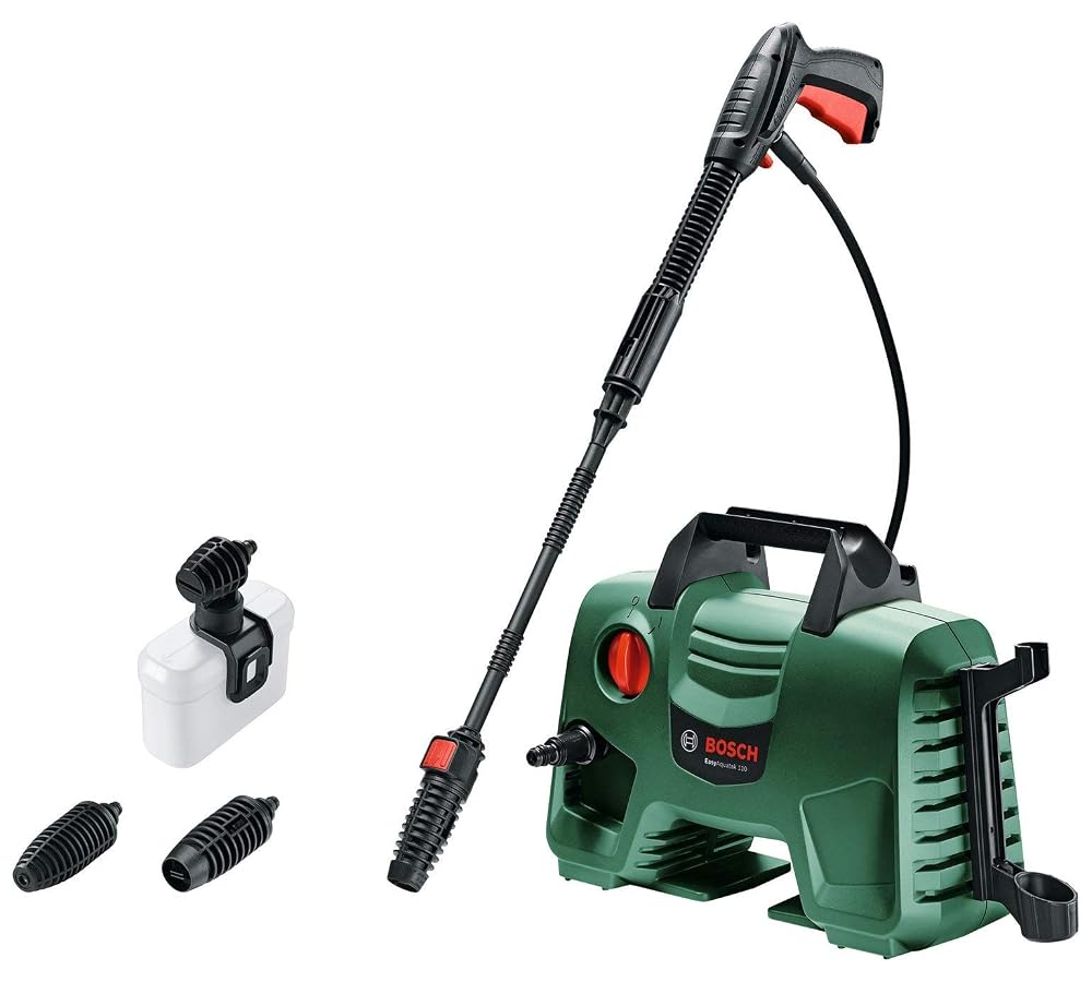 Bosch High Pressure Washer EasyAquatak 110, 110 Bar Pump, Push-Fit Connections, Onboard Storage