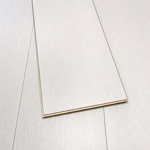 8mm Laminate Wood Flooring - Modern Colours - V Groove - AC4 Rating - Luxury Quality - Sold Per 1.2m2 (Modern White)