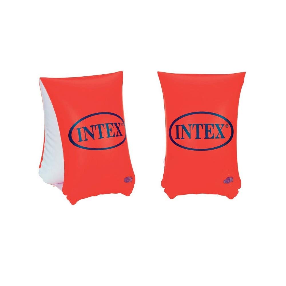 Intex 58641EU - Deluxe Large Swimming Arm Bands age 6 - 12, 30 x 15 cm, Orange